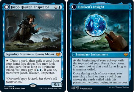 Jacob Hauken, Inspector // Hauken's Insight - 65/277  - MythiCommon  Crimson Vow
