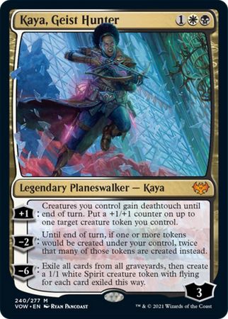 Kaya, Geist Hunter - 240/277  - MythiCommon  Crimson Vow