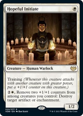 Hopeful Initiate - 20/277  - Rare Crimson Vow