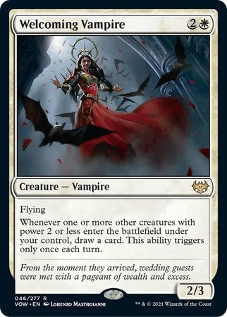 Welcoming Vampire - 46/277  - Rare Crimson Vow
