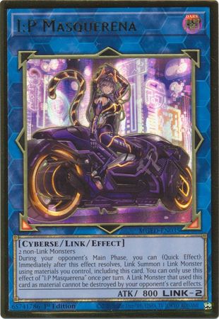 I:P Masquerena Alternate - MGED-EN035 - Premium Gold Rare 1st Edition