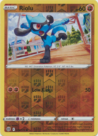 Riolu - 78/172 - Reverse Holo Brilliant Stars