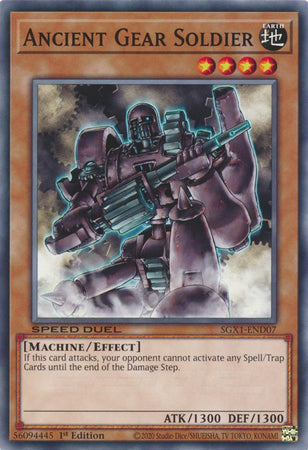 Playset 3 3x Ancient Gear Soldier - Sgx1-end07