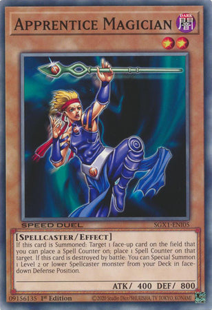 Apprentice Magician - SGX1-ENI05 - Common 1st Edition