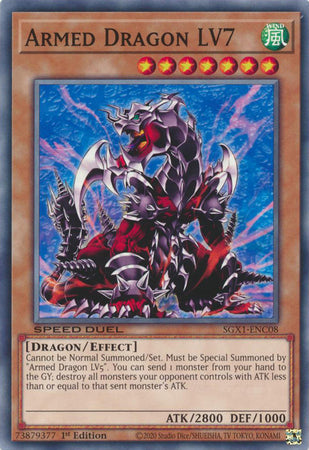 Armed Dragon LV7 - SGX1-ENC08 - Common 1st Edition