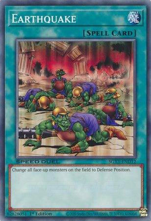 Earthquake - SGX1-END12 - Common 1st Edition