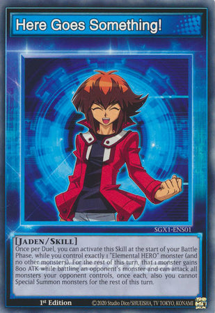 Here Goes Something! - SGX1-ENS01 - Common 1st Edition