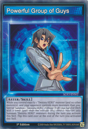 Powerful Group of Guys - SGX1-ENS02 - Common 1st Edition