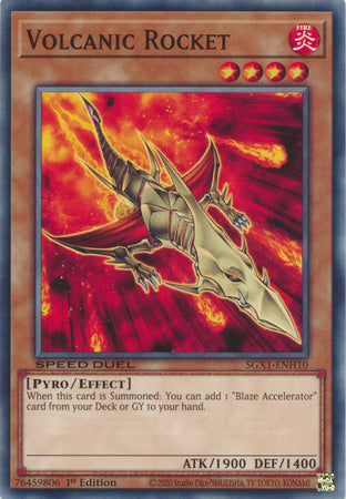 Volcanic Rocket - SGX1-ENH10 - Common 1st Edition