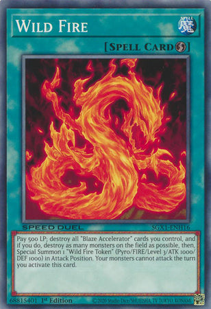 Wild Fire - SGX1-ENH16 - Common 1st Edition