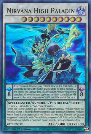 Nirvana High Paladin - GFP2-EN132 - Ultra Rare 1st Edition