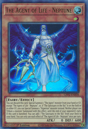 The Agent of Life - Neptune - GFP2-EN008 - Ultra Rare 1st Edition