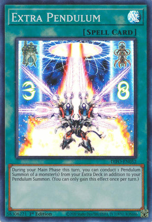 Extra Pendulum - DIFO-EN052 - Super Rare 1st Edition