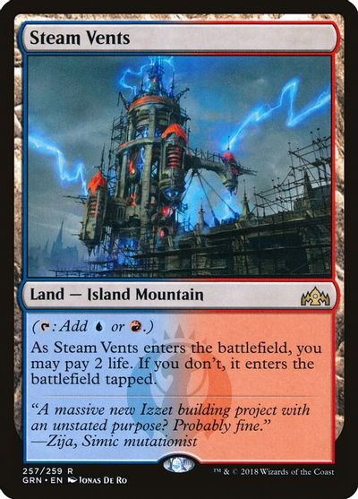 Foil Steam Vents 257/259 - Guilds Of Ravnica