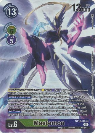 Mastemon (Box Topper) - ST10-06  - Super Rare EX02 Digital Hazard