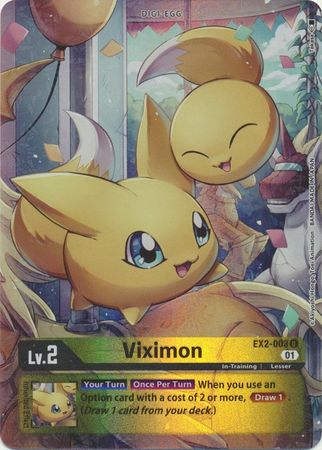 Viximon (Alternate Art) EX2-003  - Uncommon EX02 Digital Hazard