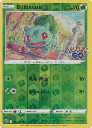 Bulbasaur - 001/078 - Reverse Holo