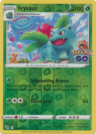 Ivysaur - 002/078 - Reverse Holo
