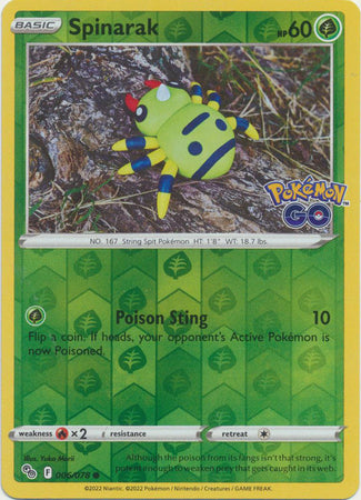 Spinarak - 006/078 - Reverse Holo
