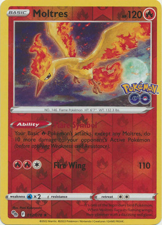 Moltres - 012/078 - Reverse Holo