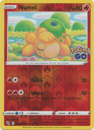 Numel - 013/078 - Reverse Holo