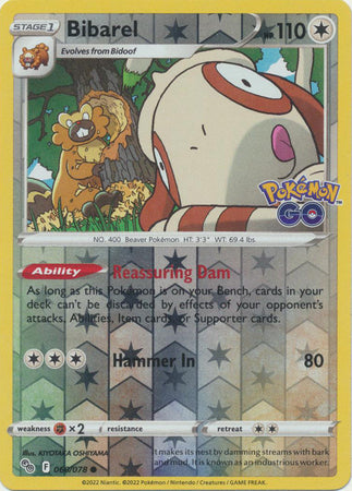 Bibarel - 060/078 - Reverse Holo