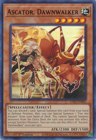 Ascator, Dawnwalker - LDS3-EN050 - Ultra Rare 1st Edition