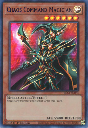 Chaos Command Magician - LDS3-EN083 - Ultra Rare 1st Edition