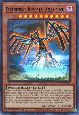 Earthbound Immortal Aslla piscu - LDS3-EN038 - Ultra Rare 1st Edition