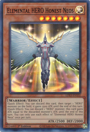 Elemental HERO Honest Neos - LDS3-EN102 - Ultra Rare 1st Edition
