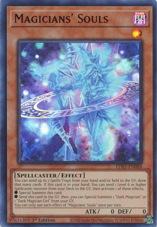 Magicians' Souls - LDS3-EN088 - Ultra Rare 1st Edition