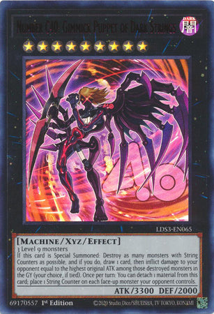 Number C40: Gimmick Puppet of Dark Strings - LDS3-EN065 - Ultra Rare 1st Edition