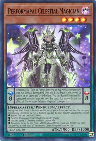 Performapal Celestial Magician - LDS3-EN130 - Ultra Rare 1st Edition