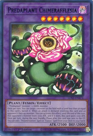 Predaplant Chimerafflesia - LDS3-EN074 - Ultra Rare 1st Edition
