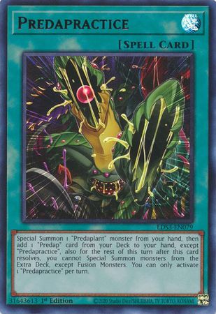 Predapractice - LDS3-EN079 - Ultra Rare 1st Edition