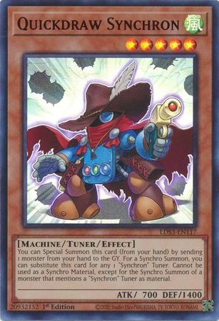 Quickdraw Synchron - LDS3-EN117 - Ultra Rare 1st Edition