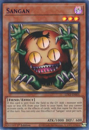 Sangan - LDS3-EN001 - Ultra Rare 1st Edition