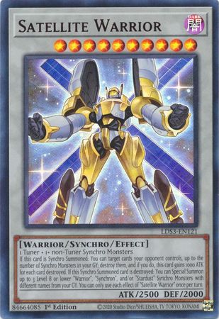 Satellite Warrior - LDS3-EN121 - Ultra Rare 1st Edition