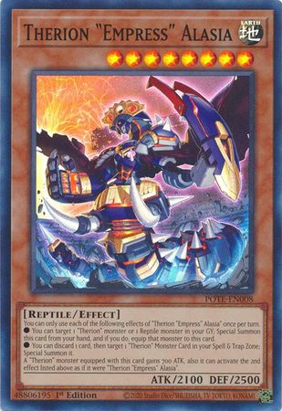 Therion Empress Alasia - POTE-EN008 - Super Rare 1st Edition
