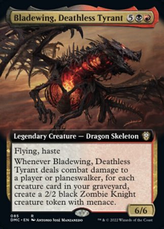 EXTENDED ART Bladewing, Deathless Tyrant 085# - COMMANDER Dominaria United
