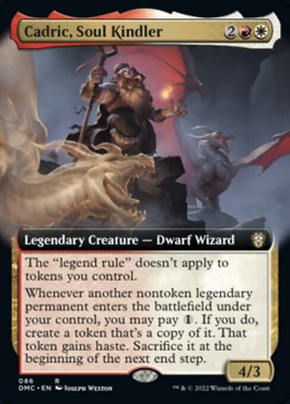 EXTENDED ART Cadric, Soul Kindler 086# - COMMANDER Dominaria United