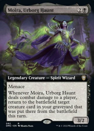 EXTENDED ART Moira, Urborg Haunt 082# - COMMANDER Dominaria United