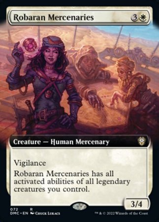 EXTENDED ART Robaran Mercenaries 072# - COMMANDER Dominaria United