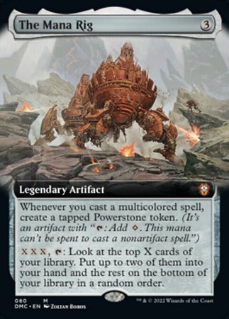 EXTENDED ART The Mana Rig 080# - COMMANDER Dominaria United