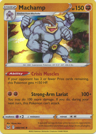 Machamp - 088/196 - Holo Rare Lost Origin