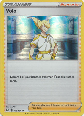 Volo - 169/196 - Holo Rare Lost Origin