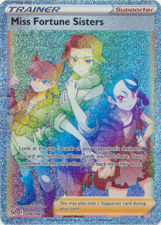 Miss Fortune Sisters - 209/196 - Hyper Rare Lost Origin