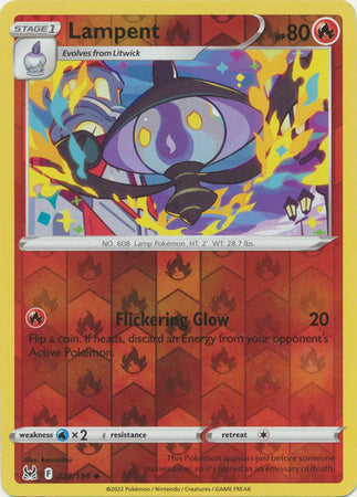 Lampent - 025/196 - Uncommon Reverse Holo