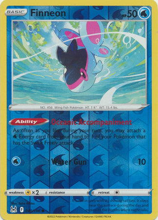 finneon pokemon card Finneon - 040/196