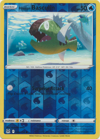 Hisuian Basculin - 045/196 - Common Reverse Holo